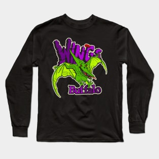 Buffalo Wings Roller Hockey Long Sleeve T-Shirt